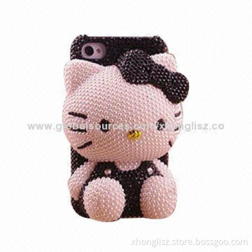 Diamond Crystal Mobile Phone Cases for iPhone 5, Cute Design, for Gift Items